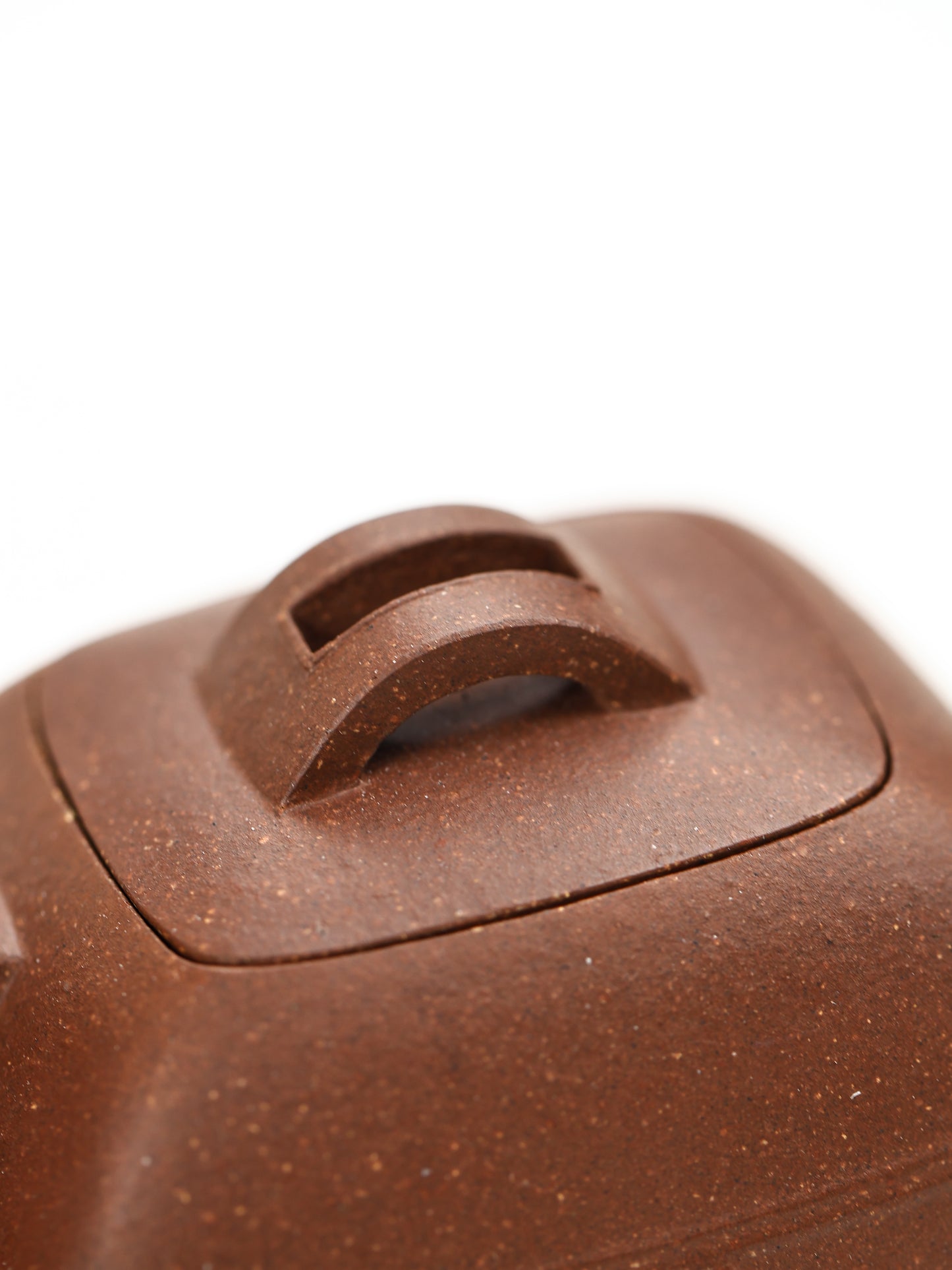 鳴遠束腰四方 紫泥制 150cc