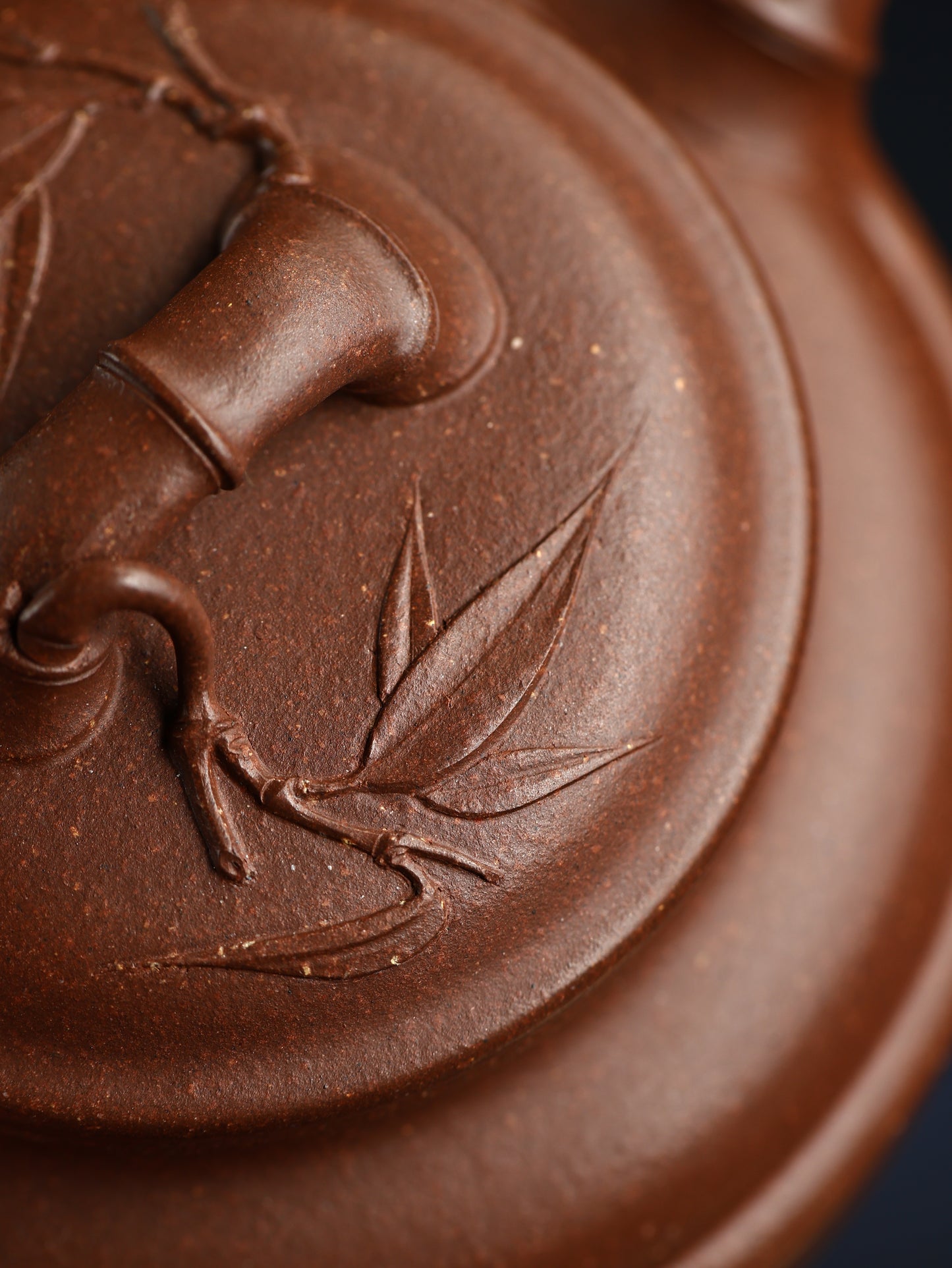 雙線竹鼓壺 紫泥制 240cc