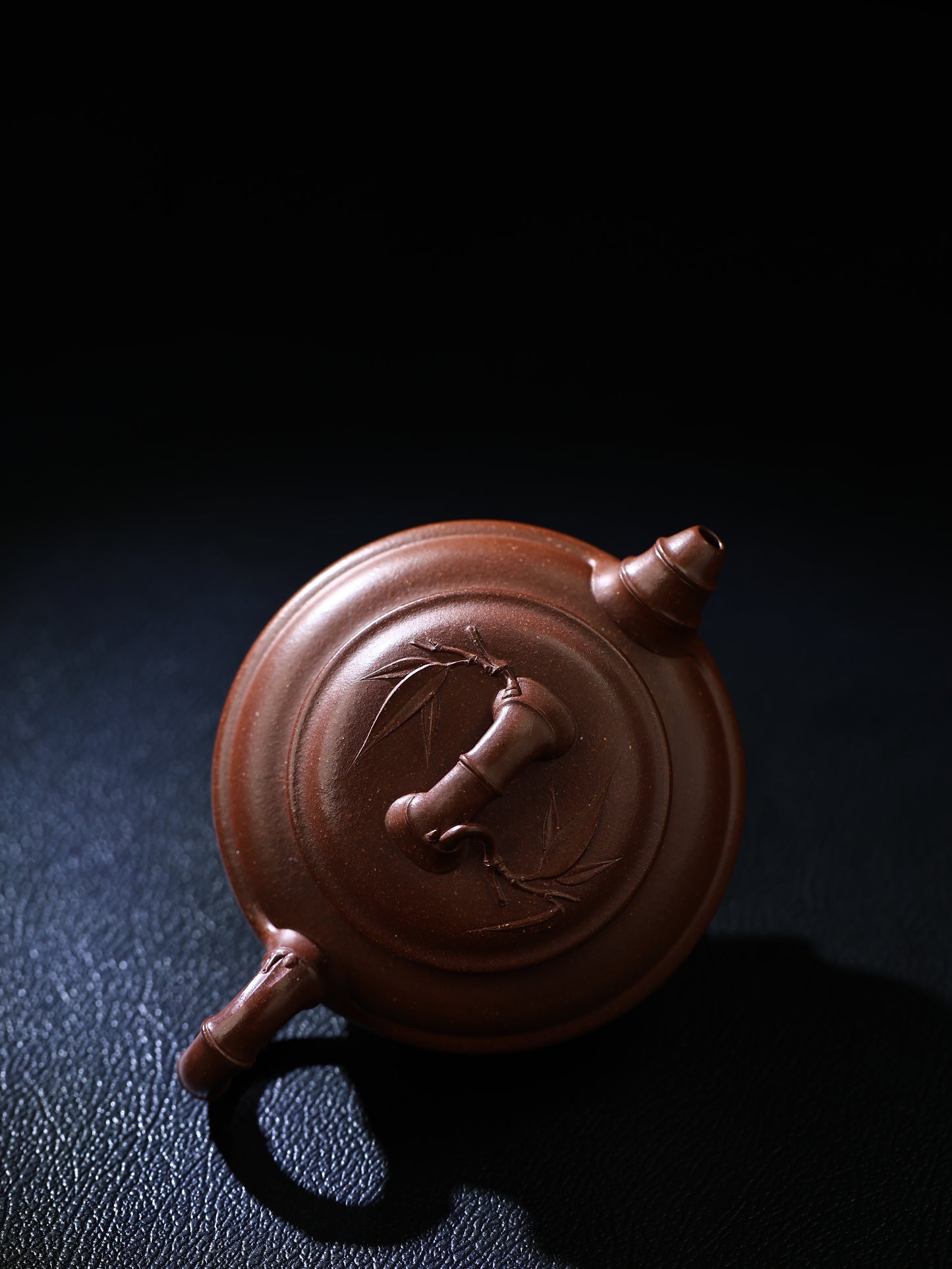 雙線竹鼓壺 紫泥制 240cc