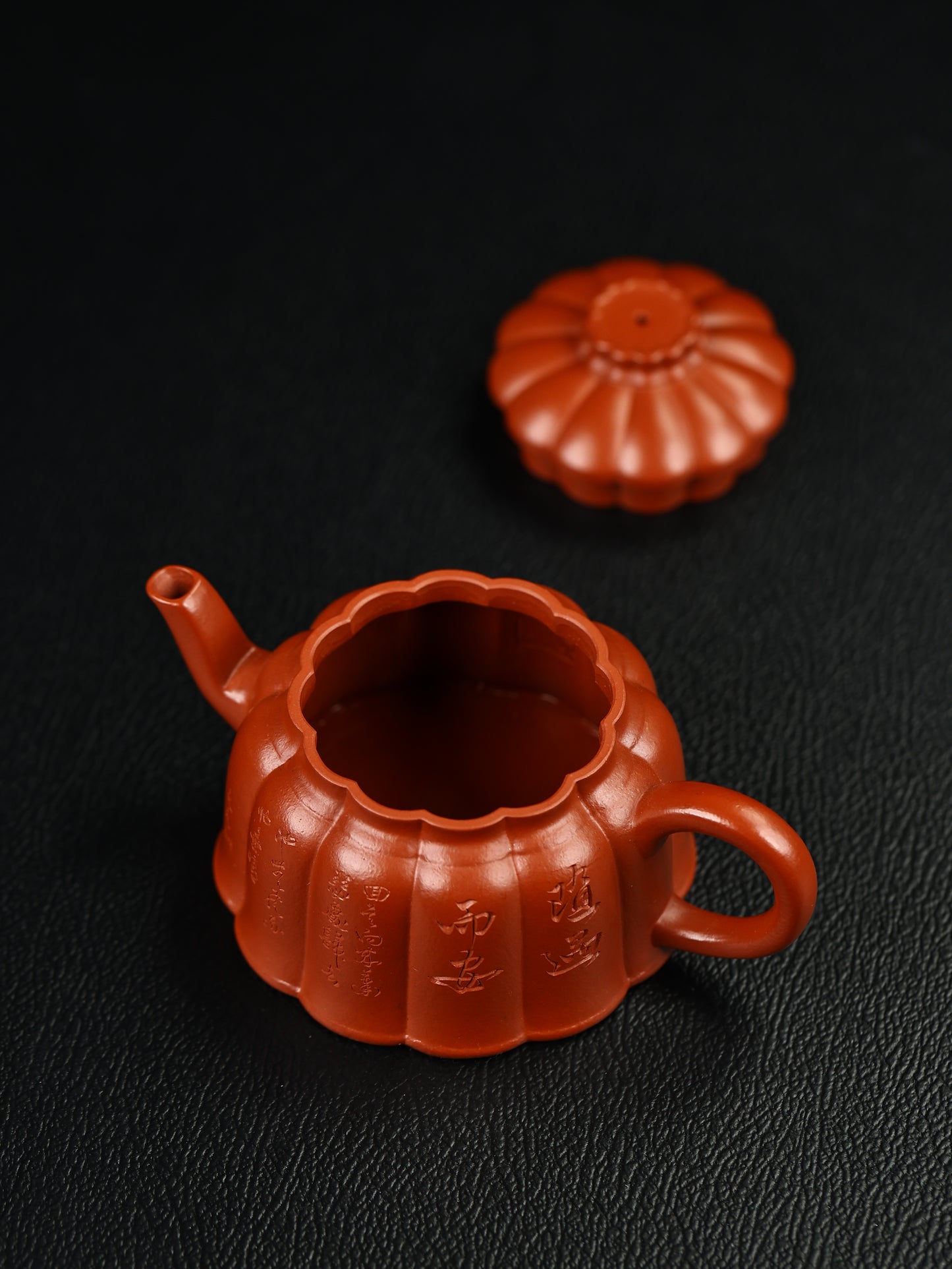 梵蓮寶相壺  原礦朱泥製 170cc