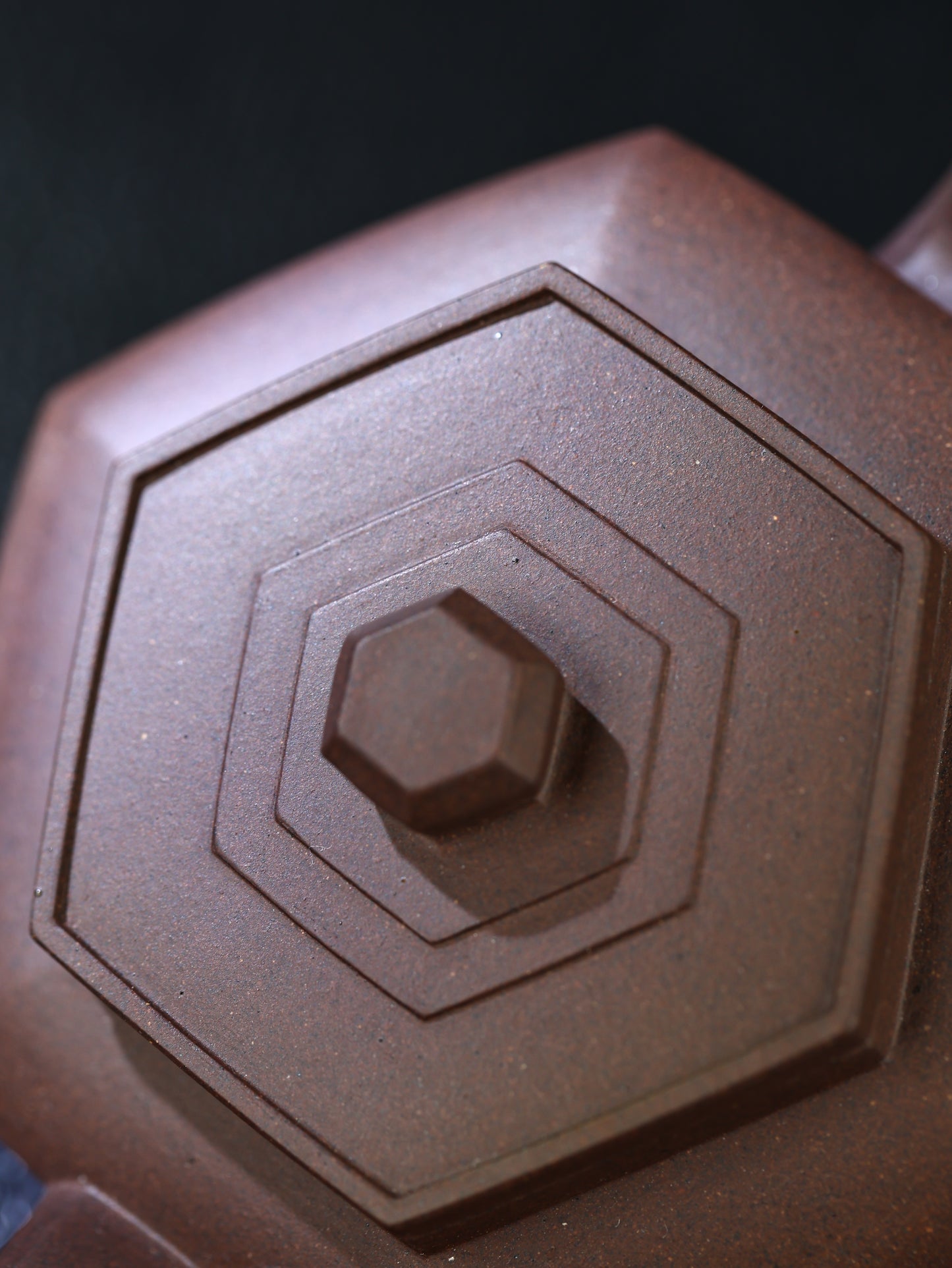 80年代 施小馬制 六方龍鳳壺 紫泥180cc