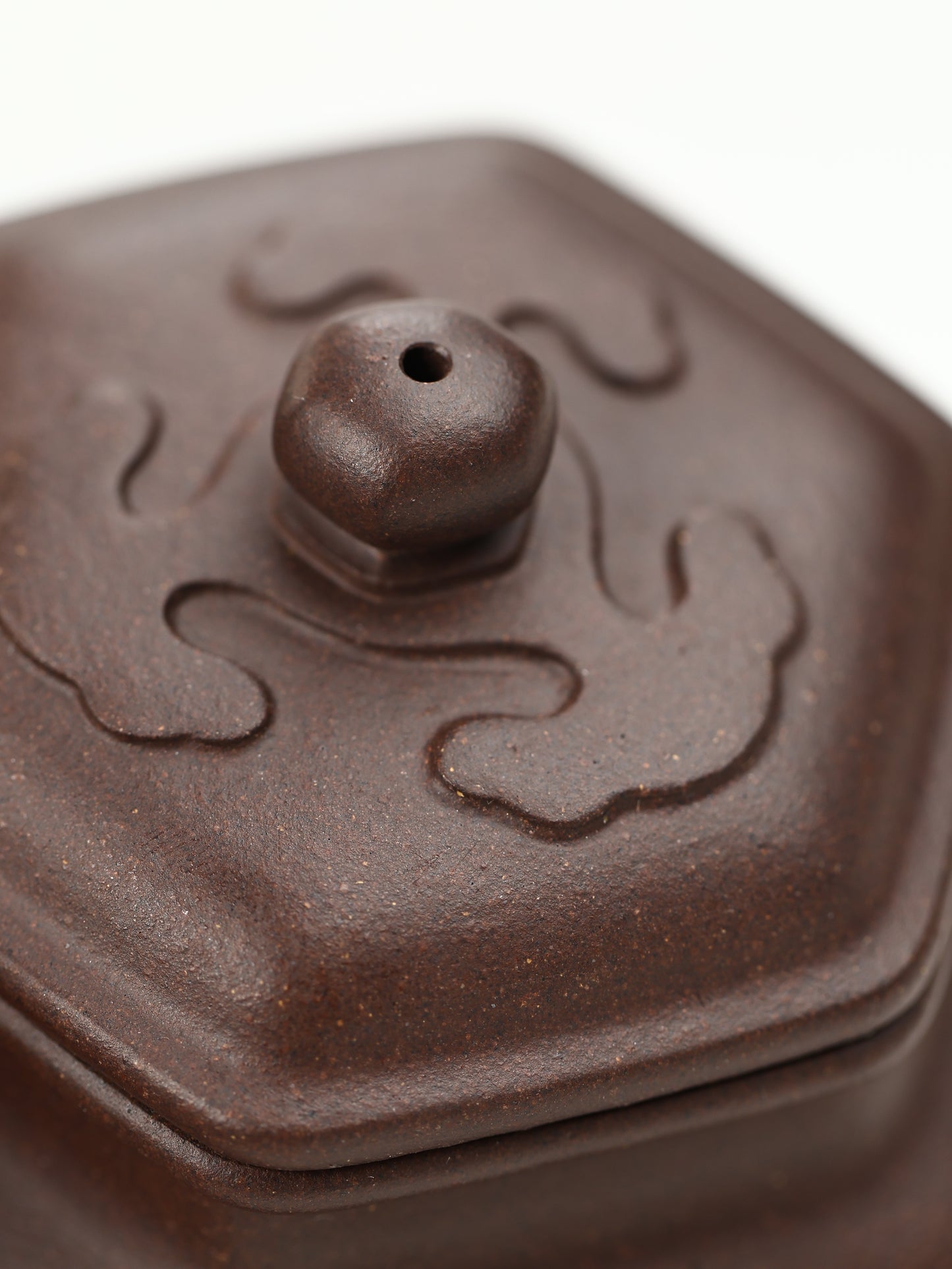 六方大彬如意 紫泥制 250cc