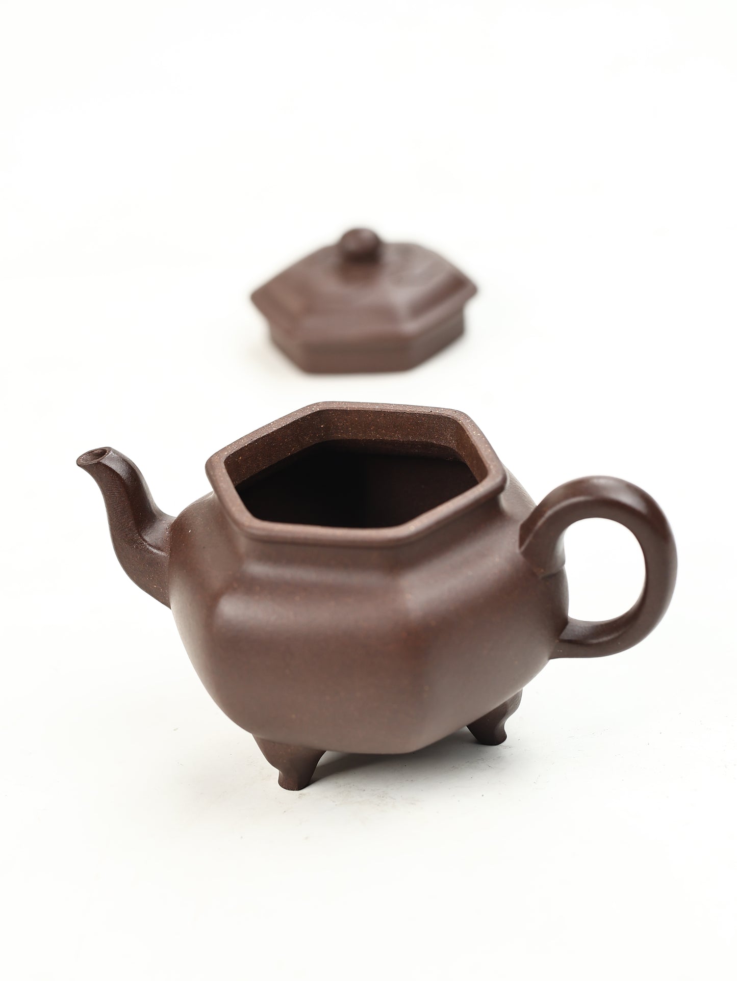 六方大彬如意 紫泥制 250cc