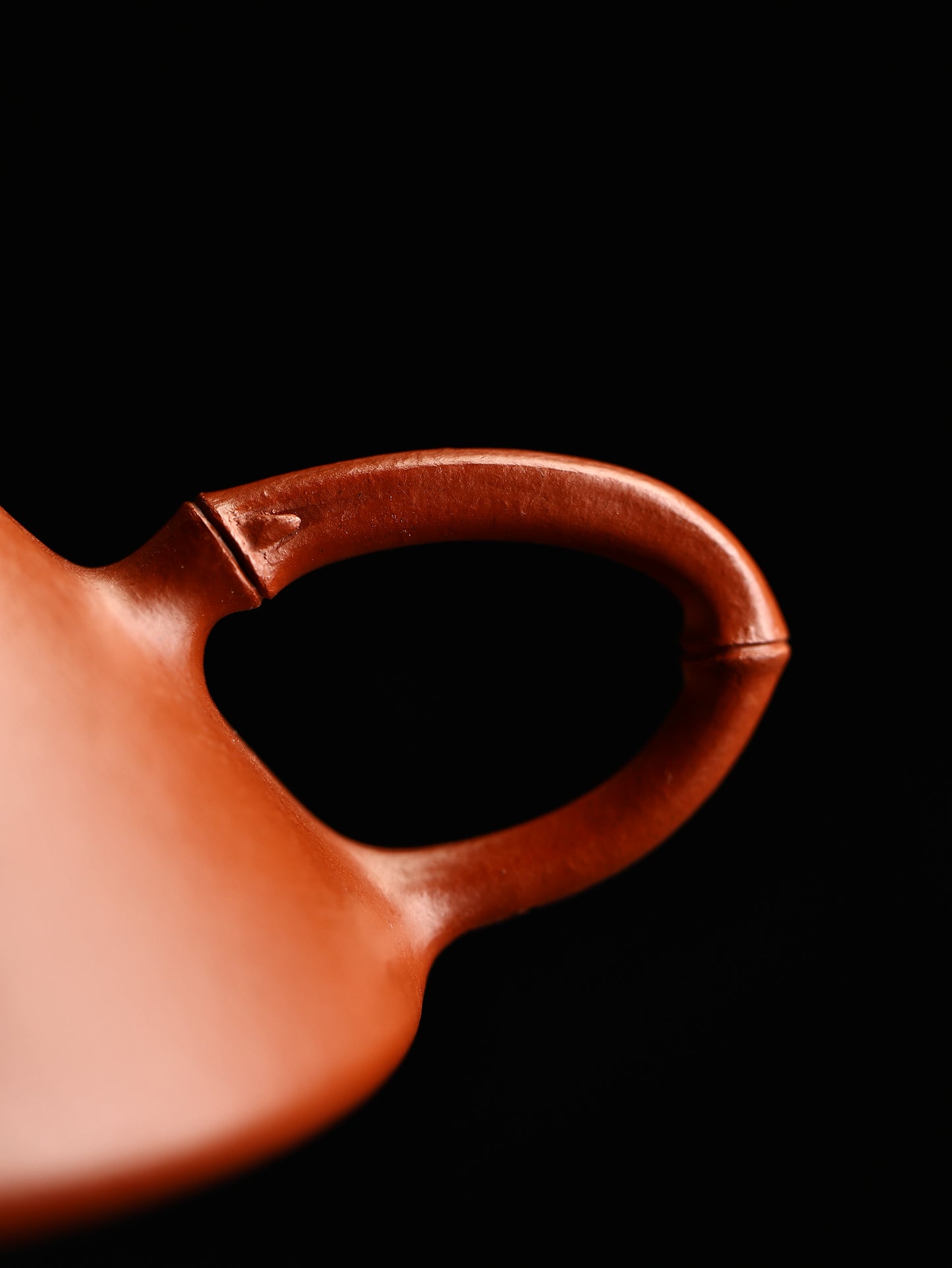 全手工竹瓢 朱泥制 80cc